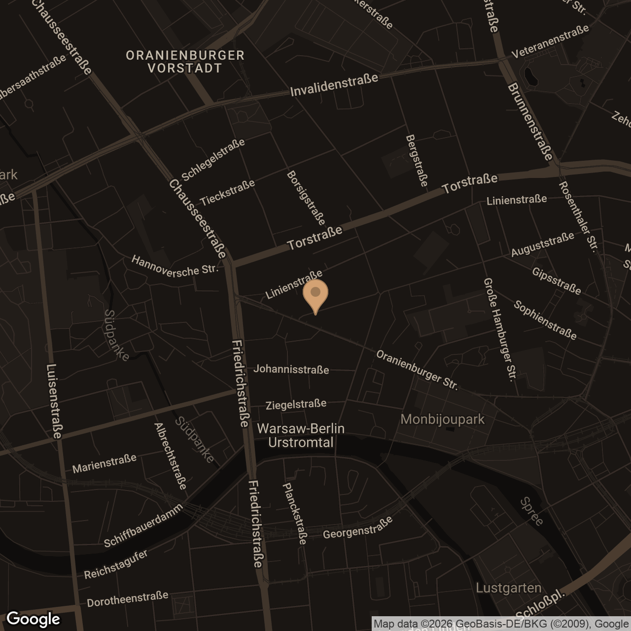 Karte von Bar Amélie in Berlin-Mitte